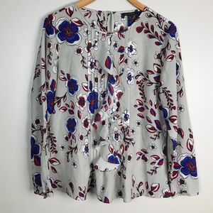 BANANA REPUBLIC floral light weight blouse